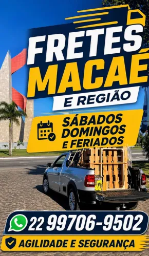Fretes Macaé finais de semana