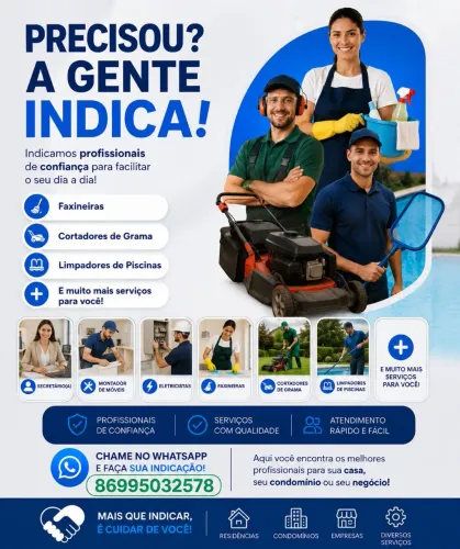 Não quer perder tempo procurando profissionais? 