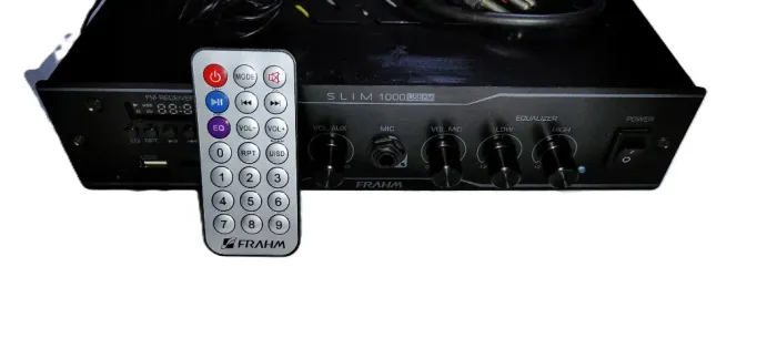 Amplificador Frahm slim 1000 usb/fm