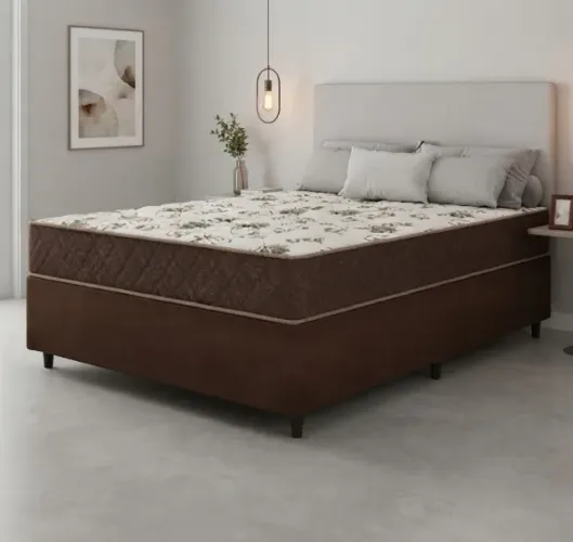 OFERTA! Base com Colchão Supreme Casal D33