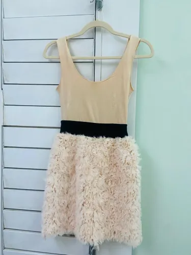 Vestido Zara texturizado PP