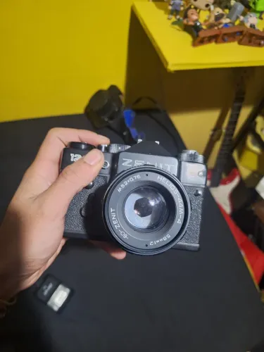Zenit 12xp + Lente Helios + Flash