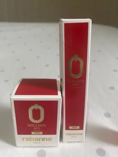 Caneta e mini perfume on Million Red paco rabanne 