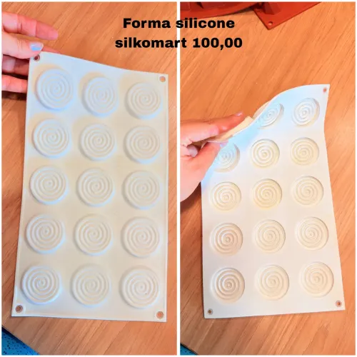 FORMA DE SILICONE CONFEITARIA SILIKOMART PROFISSIONAL 