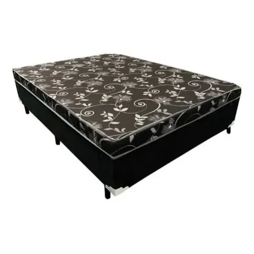 Cama Conjugada Box Casal Bom Sonho All Black