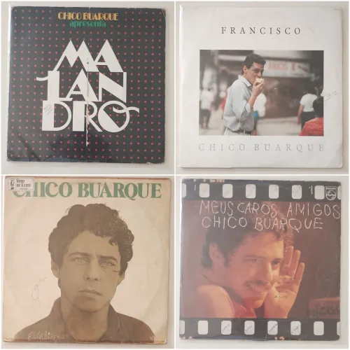 4 Discos de Vinil (LPs) - Chico Buarque 