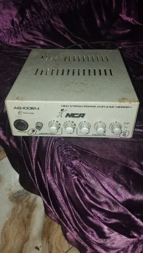 Amplificador de Som Ambiente N CA AB-100 R4 - (Funcionando / Para REVISÃO) ler discrição