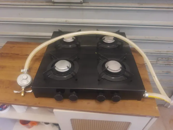 Fogão portatil 4 bocas novo