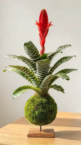 Planta Natural em Kokedama - Decoração sem Vaso (Vários Modelos).