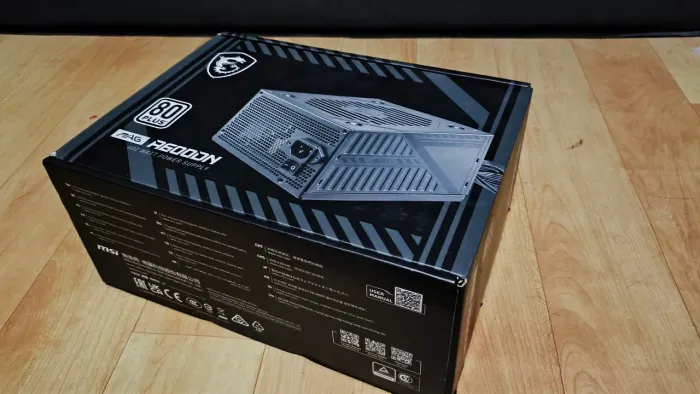 Fonte MSI MAG A600DN, 600W, 80 Plus White, PFC Ativo, Com Cabo, Preto