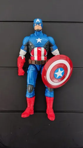 Capitão América Marvel Legends Boneco Figura Original Hasbro Usado