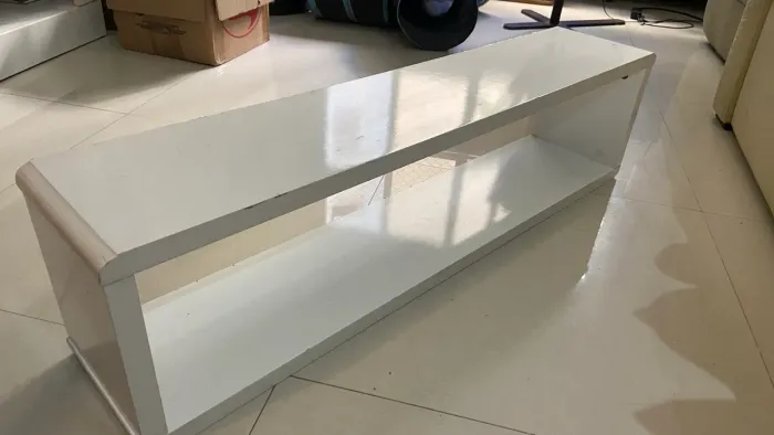Nicho Horizontal Branco, 100x20 cm, Altura 26 cm