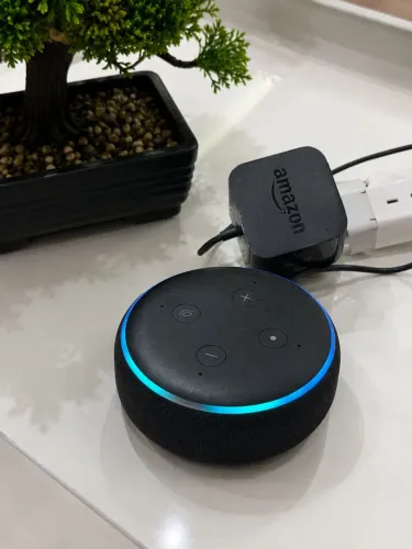 Alexa Echo Dot 3ª Geração + Fonte Original | Entrega Grátis