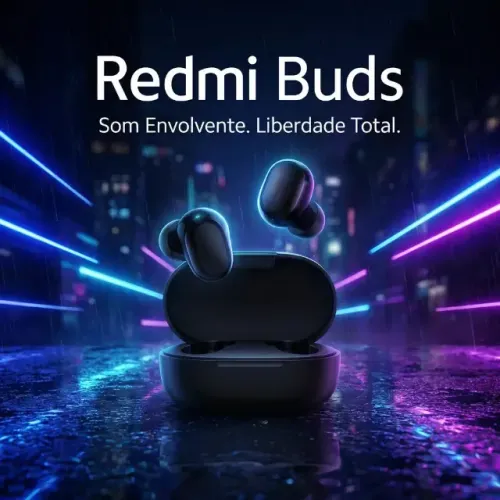 Fone De Ouvido Sem Fio Xiaomi Redmi Buds 6