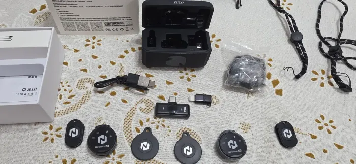 Fone de lapela zcco combo completo