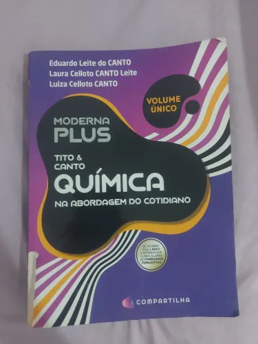 Livro Química Moderna Plus VOL ÚNICO