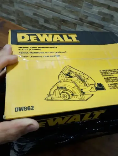 SERRA MÁRMORE DEWALT 127V NOVA NA CAIXA