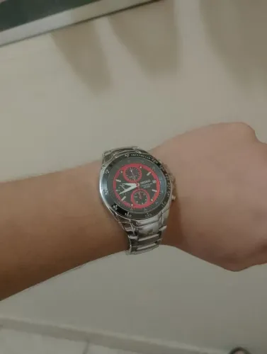 Seiko Cronógrafo 080360 Original - Aço Inox, 100m, Excelente Estado