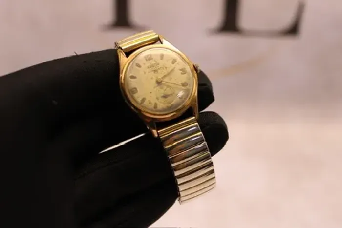 Relógio Multifort Vintage Dourado Aproximadamente 35 mm Automático - Original de Cole