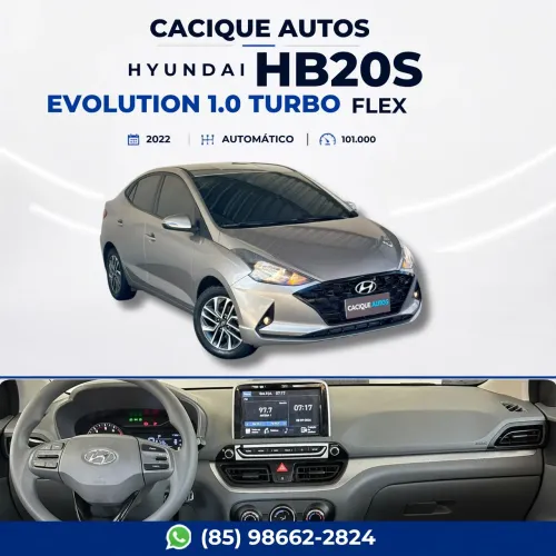 Hyundai HB20 Evolution 1.0 TB Flex 12V AUT 2022