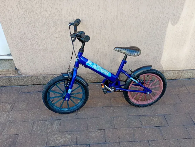 Bike tema spider man aro 16 (novinha)