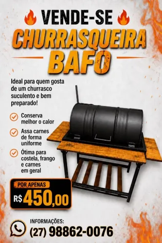 Churrasqueira bafo 
