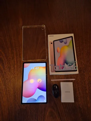Samsung Galaxy Tab S6 Lite 64GB + Caneta S Pen + Capa e Película (Na Caixa)