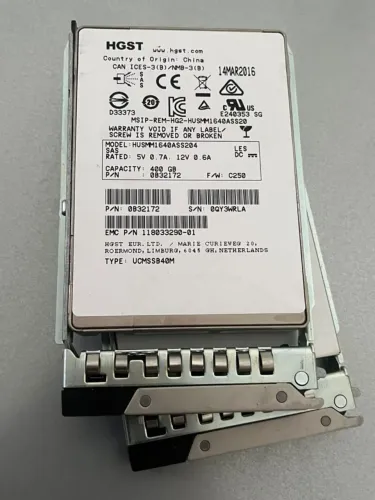 Ssd sas 400g 2.5 12gbs