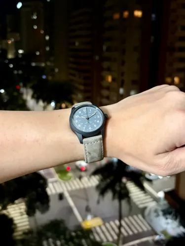 Relógio Hamilton Khaki Field Automático Titânio Cinza