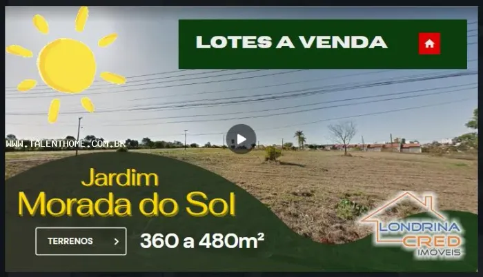 Terreno para Venda em Cambé, Jardim Morada do Sol