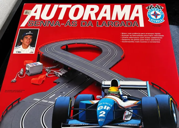 Autorama Estrela "Senna - Ás da Largada", dos anos 1990