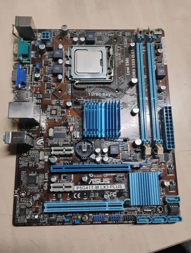 Kit Placa mãe Asus P5G41T M - LX3 + Core 2 Quad Q6600 2.4 GHz