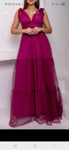 Vestido de festa Pink/Fúcsia