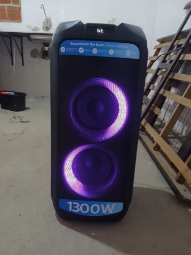 Caixa de Som Philips Party Speaker Tax4209/78 Bluetooth com Entrada para Microfone 1300W