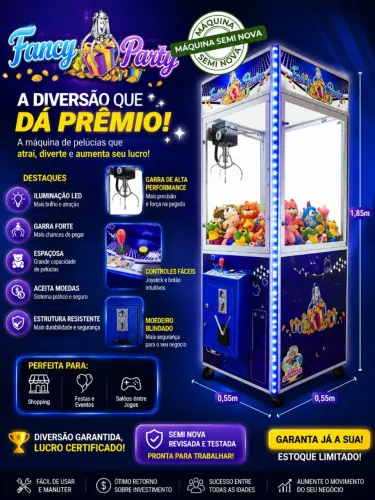Máquina de pelúcia 