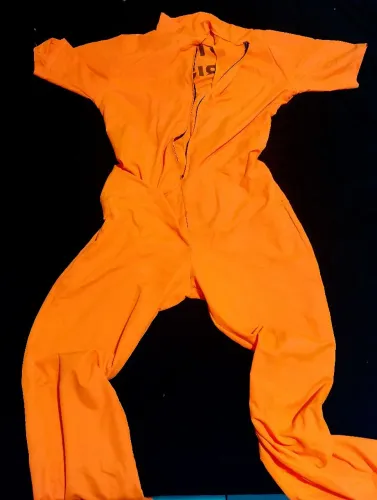 Roupa presidiário fantasia preso