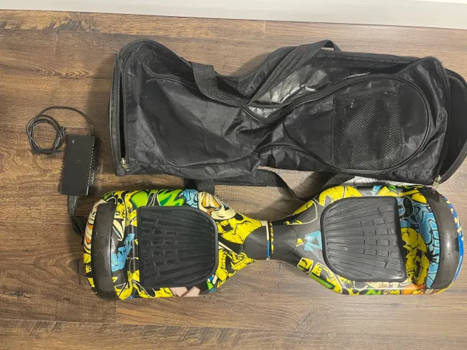 Hoverboard Elétrico Estampado + Bolsa e Carregador