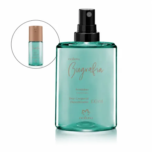 REFIL DEO CORPORAL BIOGRAFIA FEMININO+VÁLVULA 100ML