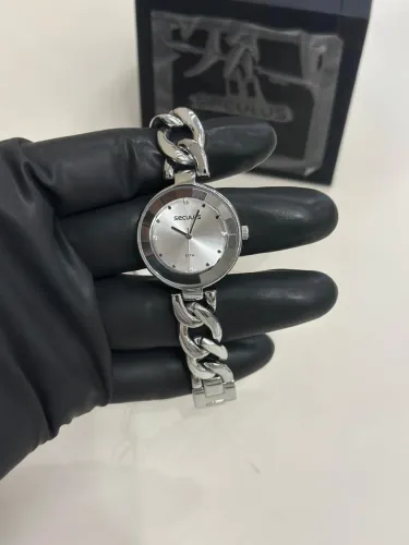 Relógio séculos prata feminino original novo 