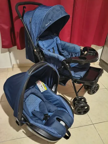Carrinho de bebê+bebê conforto