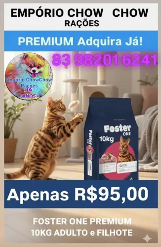 FOSTER ONE GATO PREMIUM 10KG ADULTO/ FILHOTE