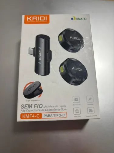 Microfone Lapela KMF4-C KAIDI