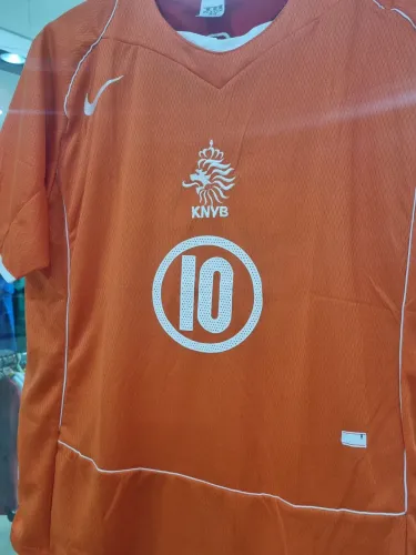 Camiseta Selecao Holanda Van Nisteltoy 10 Retro