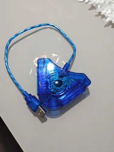 Adaptador duplo USB para controle PS2 ligue no PC