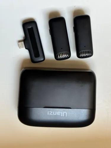 Microfone lapela Ulanzi J12 | IPhone Lightning - 2 mics