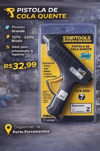 Pistola Cola Quente 15W Bivolt