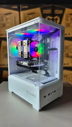 PC GAMER Intel Xeon 2680 V4 RX 580 8GB 8GB DDR4 SSD NVMe M.2 256GB