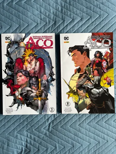 Batman/Superman Cavaleiro das trevas de aço vol 1 e 2