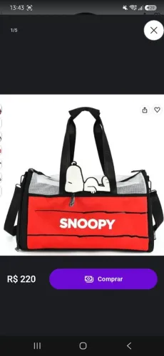 Bolsa transporte Pet