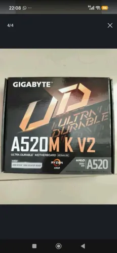 Placa Mãe Gigabyte A520M K V2 (Rev 1.1)